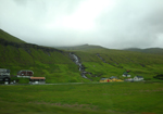 typische Färöer Landschaft
